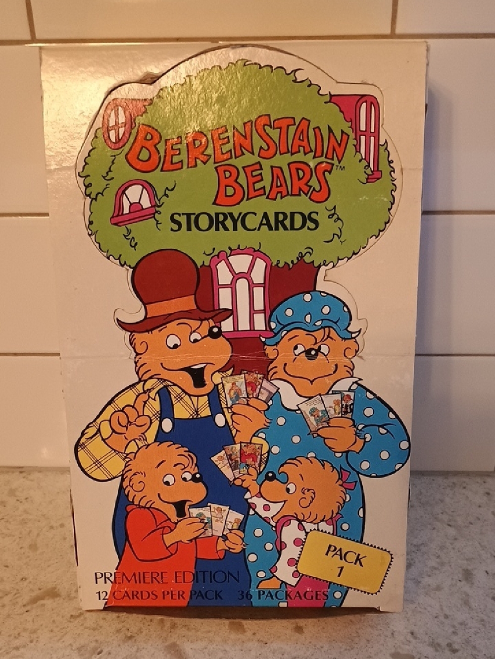 Vintage 1992 Series 1 Berenstain Bears Storycards. Unopen Packages, 36 Included